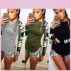 Chic Damen Camouflage Pullover Long Sleeve Top With Excellent Fit And Versatile Style