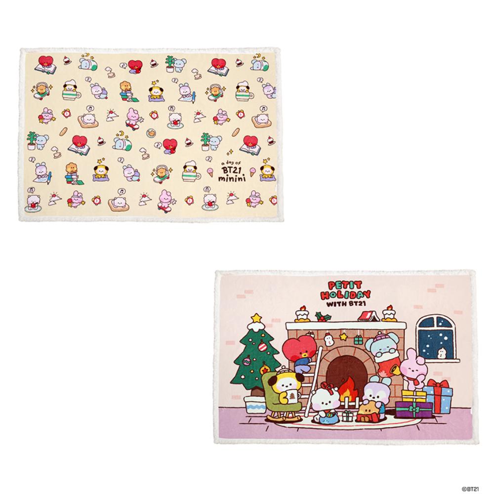 

Одеяло BT21 на каждый день или в комплект Petit Holiday. Everyday ver.