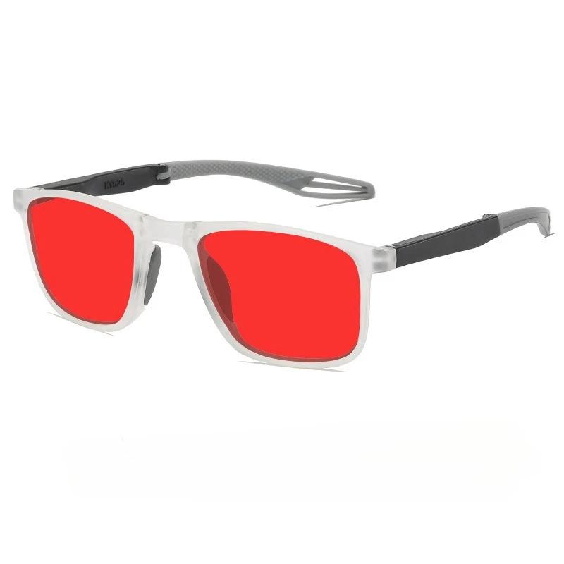 Portable Foldable Watch Mobile Phones Glasses Women Men Blue Light Blocking Red Lens Computer Gaming Eyeglasses UV400 Goggles