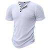 Sports Slim Men's Short-sleeved T-shirt Fitness Stretch Thread Slim Solid Color Pullover Casual Top