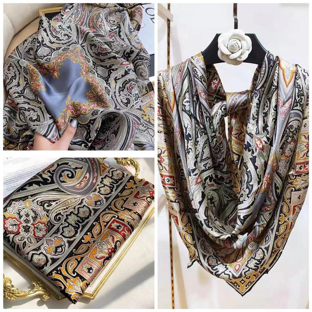 Eleganti Foulard di Seta da Donna Con Centinaia di Camicie, Assistenti di Volo, Decorazione Professionale, Protezione del Collo, Foulard, 70 Foulard Quadrati Piccoli.