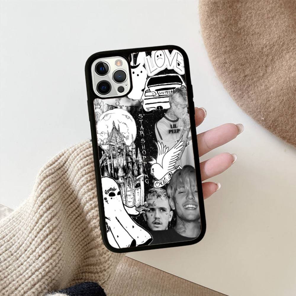 Sänger L-Lil P-Peeps Handyhülle Für IPhone 17 16 15 14 13 12 11 Pro Max Plus MiNi 17Air PC+TPU Rüstungsabdeckung