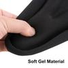 Ergonomic Soft Black Bicycle Seat Cover for Longer Cycling