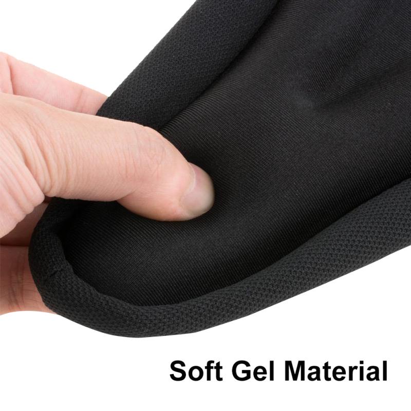 Ergonomic Soft Black Bicycle Seat Cover for Longer Cycling