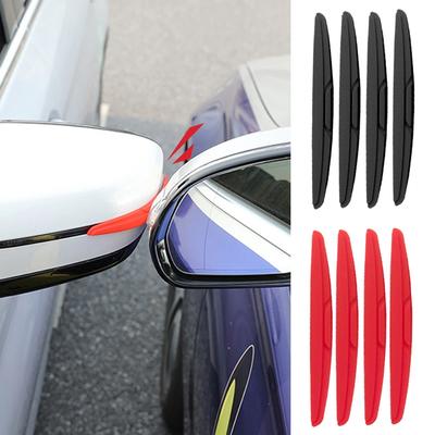 4 Pezzi Protezione Antiurto Bordo Laterale Porta Auto Striscia Barra Adesivi Specchietto Retrovisore Protezioni Copertura Protezione