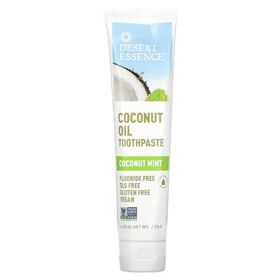 Coconut Oil Toothpaste, Coconut Mint, 6.25 Oz (176 G)