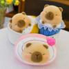 New Creative Desserts Kapibala Plush Toys Cute Capybara Dolls Children's Comforting Rag Dolls