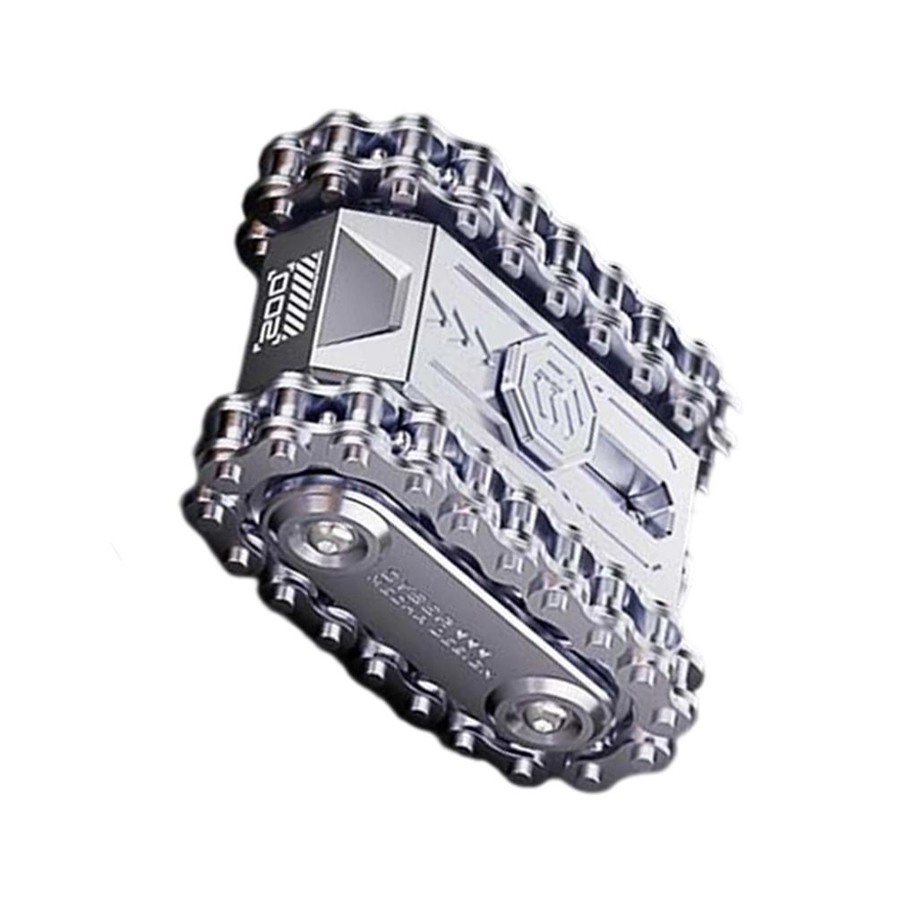 Jouet Fidget Spinner Métal Coulissant Rotatif Pour Soulagement du Stress Et de l'Anxiété Avec Conception Portable de Poche