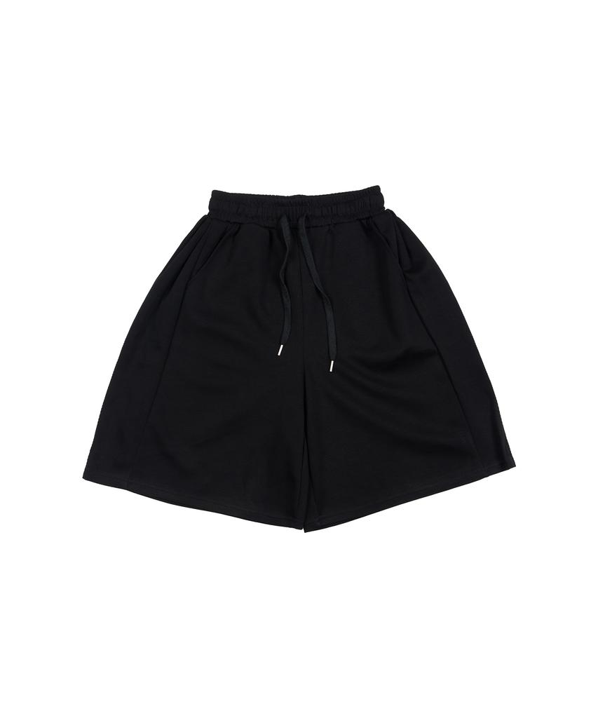 CREAM SODA LAB Air Essential Side Cut Bermuda Shorts Black