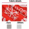 Christmas Chair Covers 4 Pack, Reindeer Soft Stretch Chair Slipcover for Dining Room, Kitchen,Stretch Removable Dining Chair Slipcovers Protector