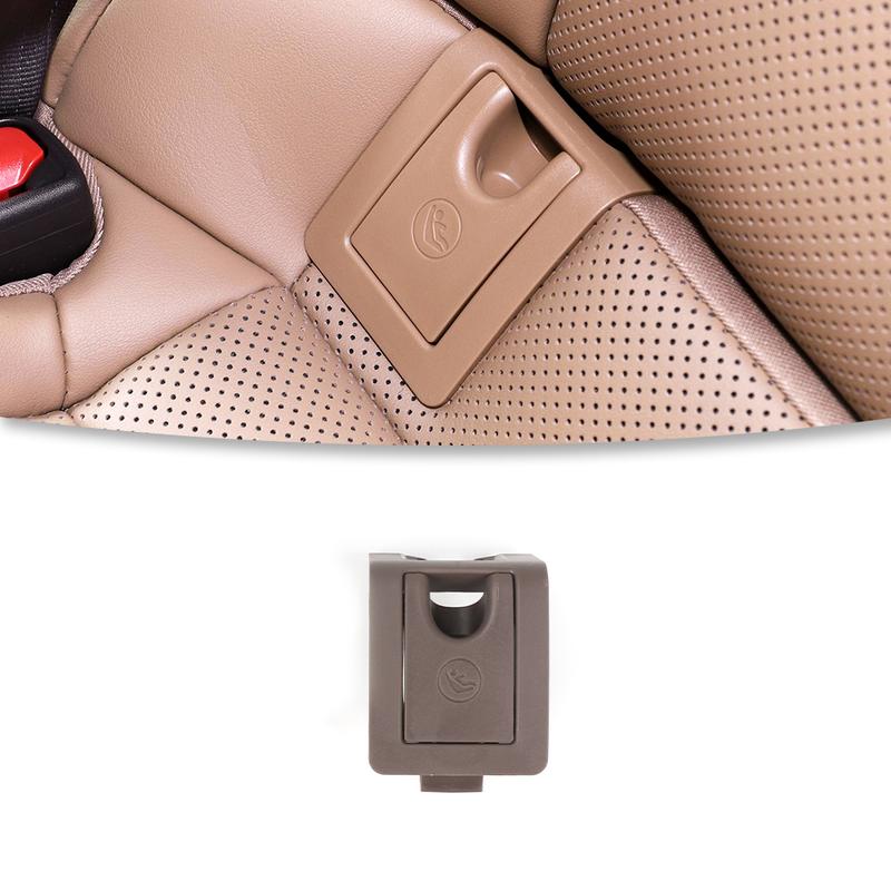 Fit For Lexus ES200 ES350 ES300H ES260 Dark Brown Car ISOFIX Child Seat Belt Buckle Hook Cover Rear Seat Safety Accessory