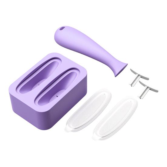 Ice Roller for Face And Eye Silicone Ice Cube Mold Reusable Ice Face Roller for Skin Care Facial Massager Tools