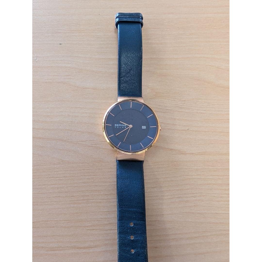Used BERING solar powered wristwatch