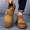 2024 Luxury Brand School Shoes Fashion Men's Classic Walking Shoes Genuine Leather Lace-Up Skate Shoes Men Non-Slip Sneakers