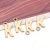 Stainless Steel 26 English Letter Pendant Charm for DIY Bracelets and Necklaces