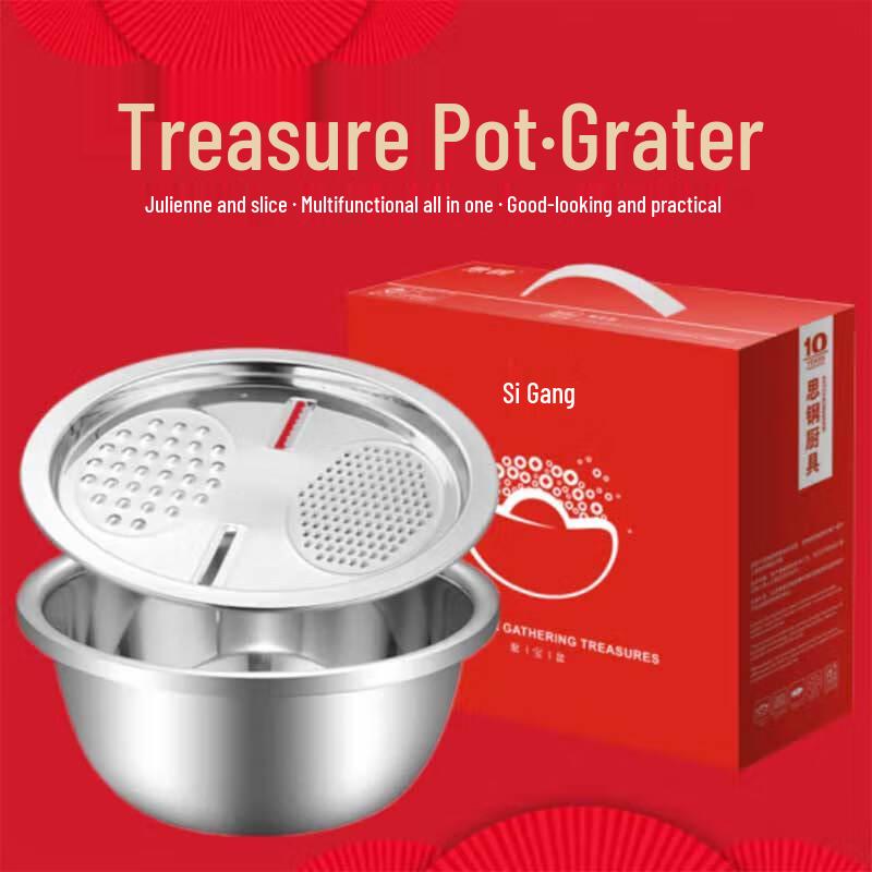 Stainless Steel Shredding Grater Set