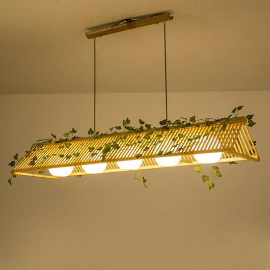 Retro Asian Tatami Pendant Light for Restaurants and Bars