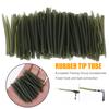 20-100PCS Terminal Carp Fishing Anti-Tangle Sleeves Connect with Fishing Hook Rubber Tip Tube Positioner Terminal For Fishing