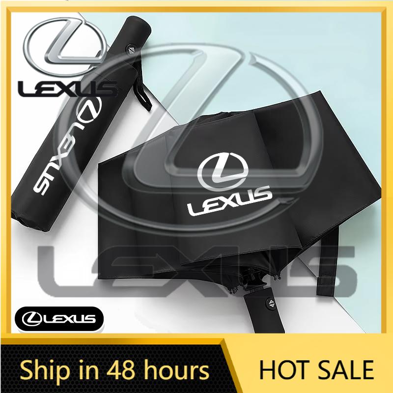 2026 Hot Interior Stickers Car Emblem Umbrella Lexus Business Automatic Folding Umbrellas For Lexus GS IS LS500h ES260 ES300h RX