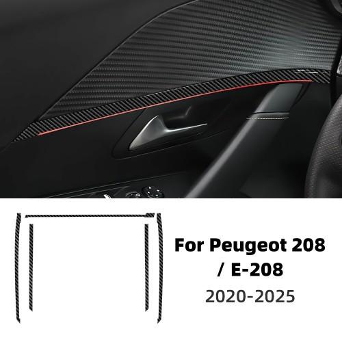 TPU Protective Film for Peugeot 208 2020-2025 Interior Panel Anti-Scratch Self-Healing