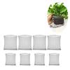 Stainless Steel Plant Root Protection Bags 8 Pieces Two Sizes 23 25cm and 35 35cm for Root Safety and Pest Defense