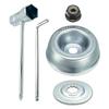5 Pcs Brand New Thrust Washer Kit M10 Collar Nut High Quality 5 Pcs Brand New FS200 FS250 Gardening Machine Parts