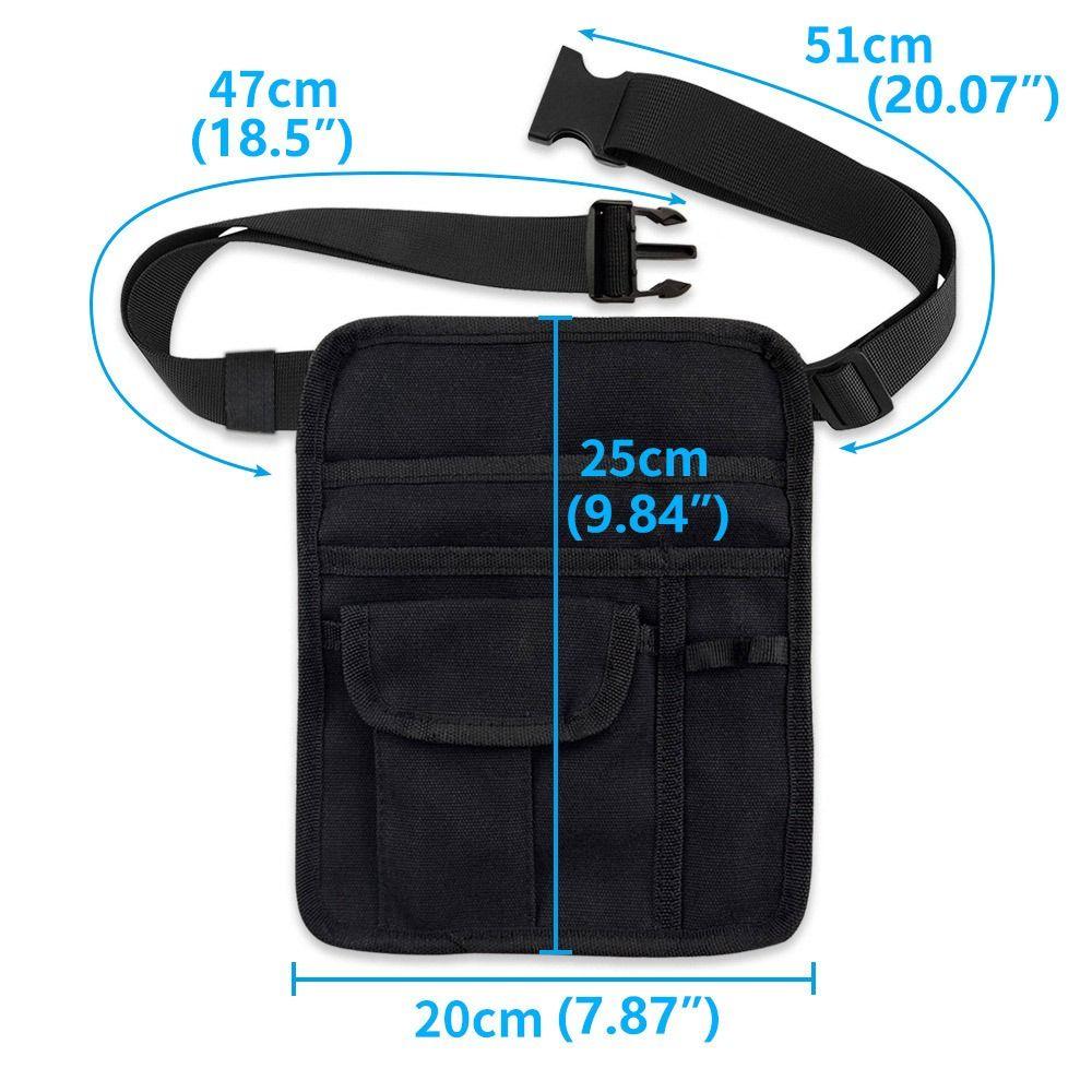 Durable Restaurant Bar Cafes Waiter Apron Bag Server Apron Waist Bag Money Pouch