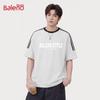 Baleno Men's Distressed Text Crew Neck T-Shirt