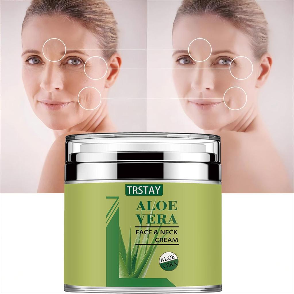 Hluboce hydratační, hydratační, uzamykací, rozjasňující, transparentní krém na krk Kyselý výživný hydratační krém