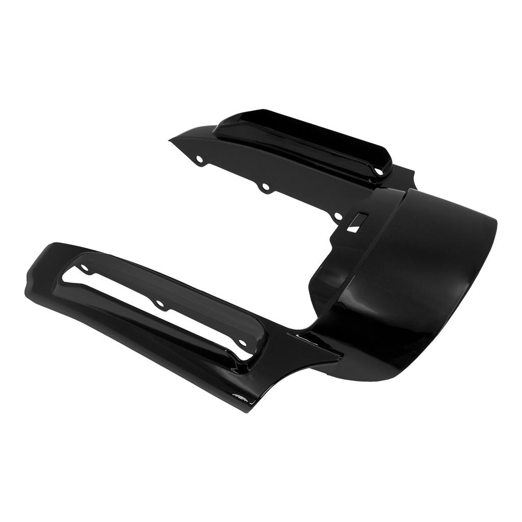 Motorcycle Rear Fender Extension Fascia Filler Panel Black For Harley Touring Road King Street Electra Glide Ultra Limited 14-21