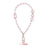 Mobile Phone Chain Hanging Rope Chain High-end Bead Wrist Style Pearl Chain Rope Short Style with Gasket Anti Loss Hanging Rope