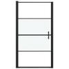 Porte de douche - Maison Exclusive - 97–100 x 178 cm - Verre trempé demi-dépoli 5 mm - Cadre noir ajustable