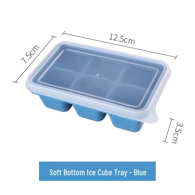 Large Capacity Silicone Ice Cube Tray - Food Grade Ice Block Maker