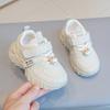 Children's sports shoes Spring and Autumn boys' dad shoes Anti slip girls' white shoes Soft soled baby casual shoes