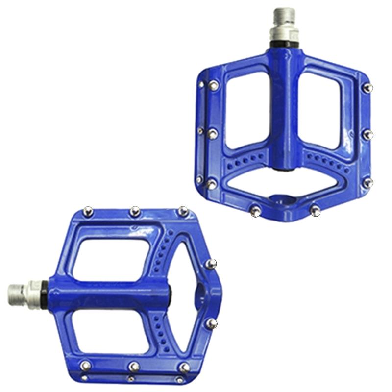 Nonslip Bicycles Pedals Flat Platform Three Bearing Footboards 9/16Inch Thread Mountain Bicycles Footrest Bikes Pedals