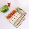 Food Preservation Refrigerator Plastic Storage Box Freezer Container with Lid