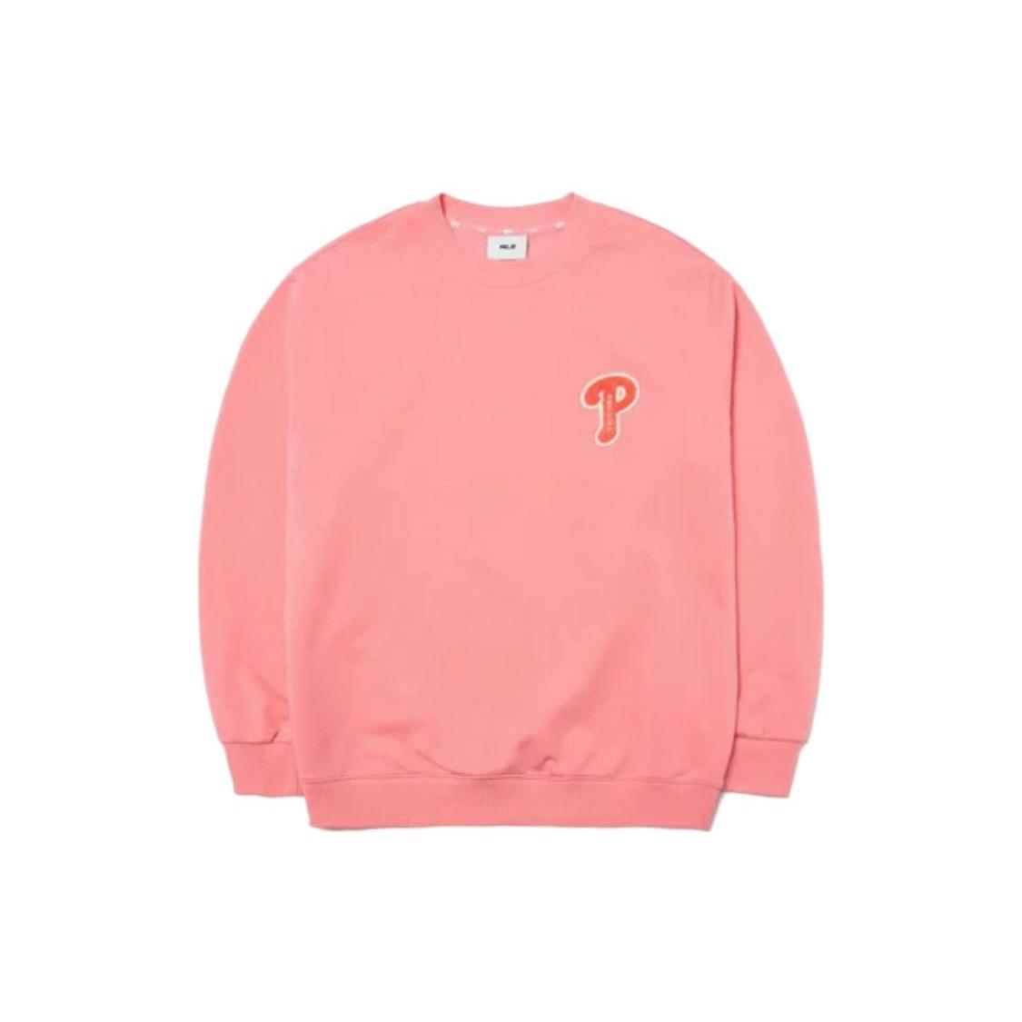 MLB Sweatshirt Unisex Orange Pink 3AMTB0214-10COS M