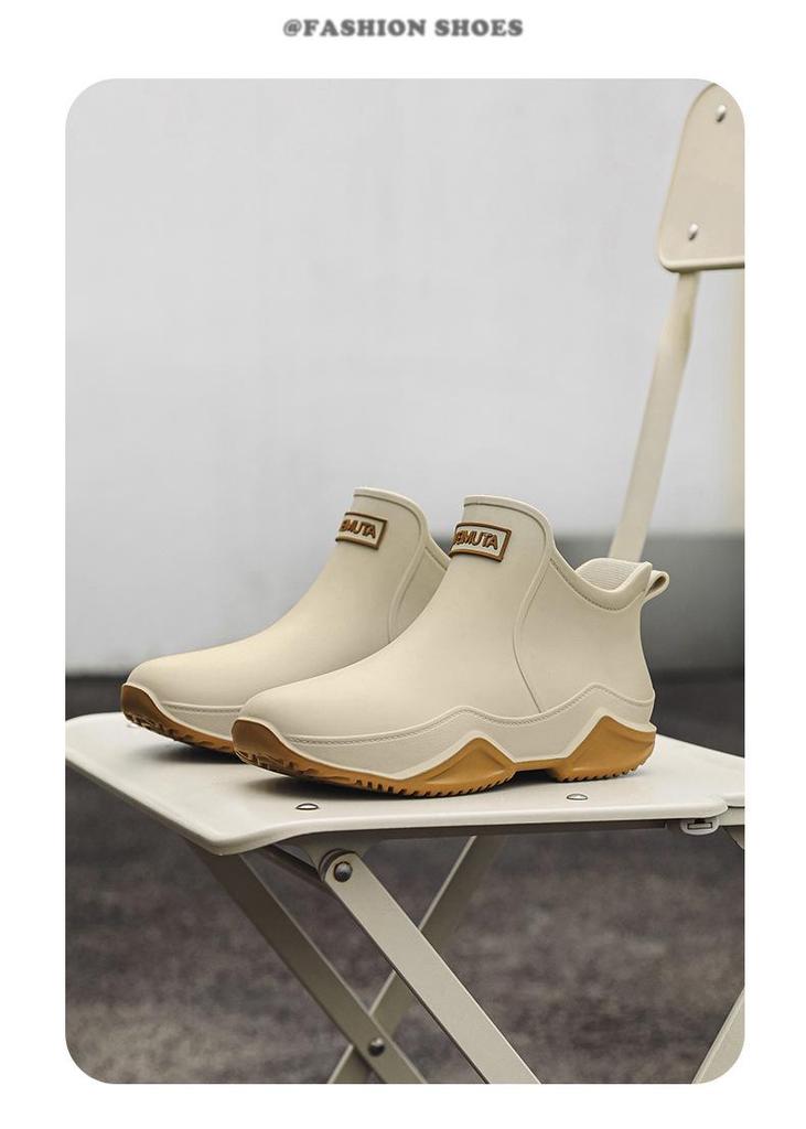 Men's & Women's Trendy Waterproof Rain Boots - Short, Lightweight, Outdoor, Off-Road & Kitchen Use