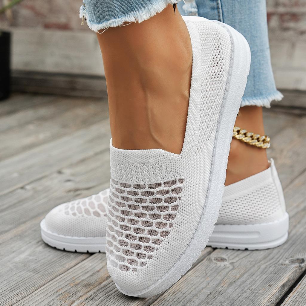 Large-sized Fashionable Mesh Breathable Casual Shoes, Mesh Sports Shoes for Women