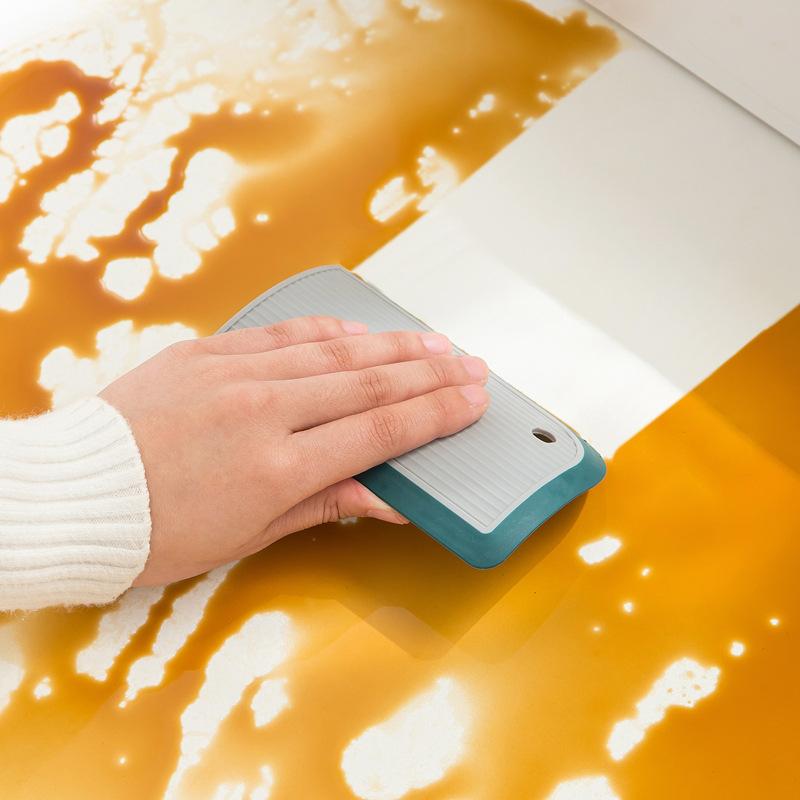 Szklana silikonowa skrobaczka do łazienki lustro toaletka płyta czyszcząca ściągaczka mini szczotka do szkła wycieraczka do okien skrobak do czyszczenia narzędzia