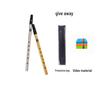 Irish Whistle C & D Key, Aluminum Alloy, Beginner & Adult Use, Includes Textbook
