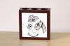 Jack Russell Terrier – Pen holder with a dog, desk organizer with a print | Art-Dog