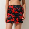 Women's Fashion Camouflage Print Athletic Skort with Pockets Running Tennis Golf Gym Sports Workout Skirt