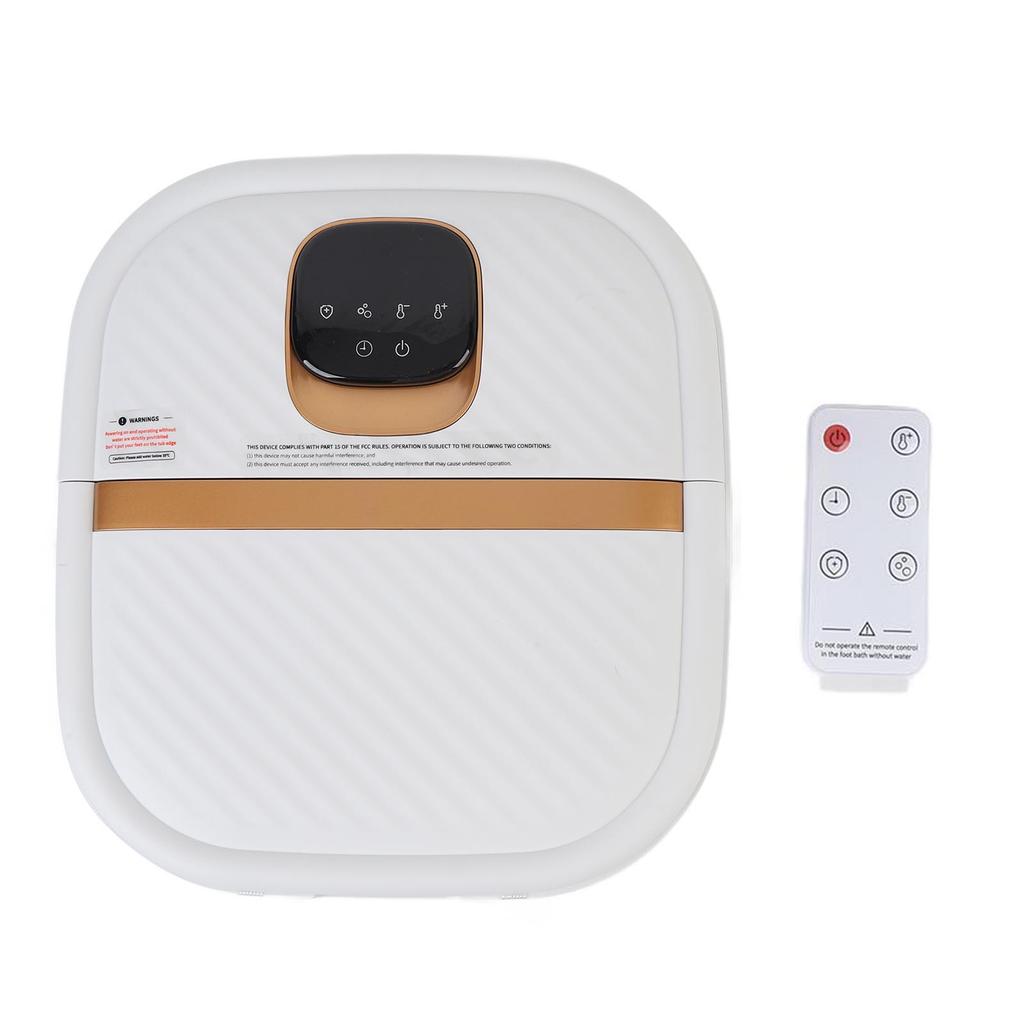 Foot Bath Basin Multifunctional Electric Heating Foot Spa Tub Foldable Foot Soaking Tub For Home US