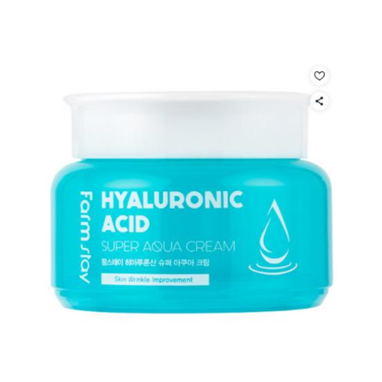 FARMSTAY Hyaluronic Acid Super Aqua Cream Deep Hydration Moisturizing Face Cream 100ml