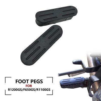 Front Footrest Foot Peg Footpegs Plate Rubber Cover For BMW R1200GS LC 2005-2013/ F650GS 2001-2007/ R1100GS R 1200GS
