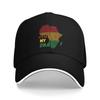 Its In My DNA Pan African Fingerprint Black History Pride Baseball Cap Running Trucker Hat Men Casual Design Snapback Cap