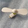 Small Pocket Phone Fan With Soft Blades, Mini Lightning Connector Fan For Iphone Summer Cooling