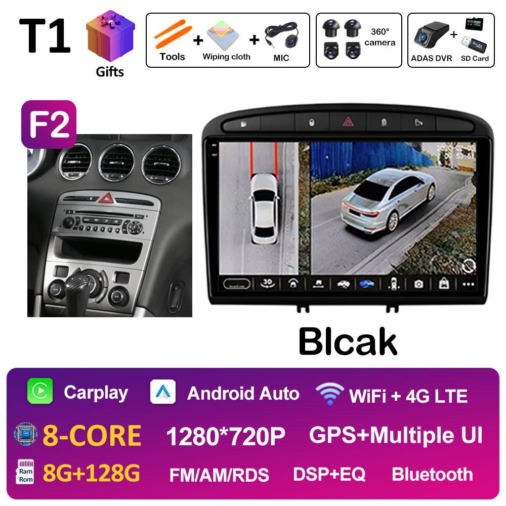 9 Inch Android Auto Car Video For Peugeot 408 308 308SW Radio Player Wireless Carplay DSP Stereo Autoradio QLED IPS Screen WIFI