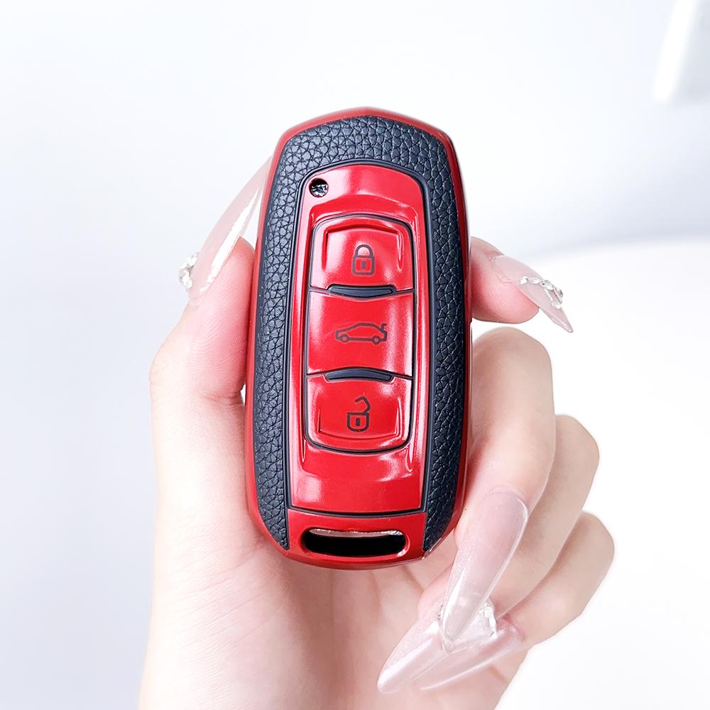 Tpu Leather Auto Accessories For Geely Atlas Boyue Nl3 Emgrand X7 Ex7 Gt Gc9 Borui Suv Car Key Case Holder Keyless Cover